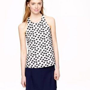 J.Crew Factory Floral Embroidered Racerback Tank